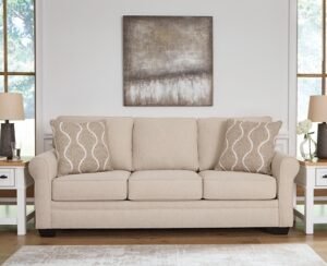 Belcaro Place Performance Fabric Sofa, Jute
