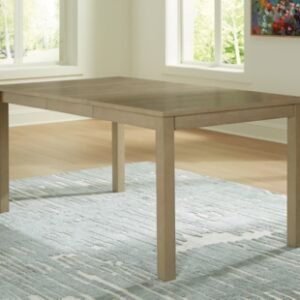 Calmoro Dining Extension Table, Gray, Wood