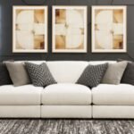 Elissa Court 3-Piece Performance Fabric Modular Sofa, Vanilla