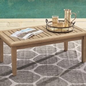 Gerianne Outdoor Coffee Table , Grayish Brown