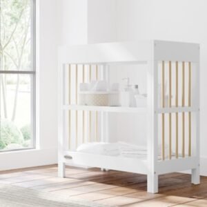 Graco Teddi Changing Table, White/Driftwood