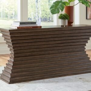 Hannodream Sofa Table, Warm Brown