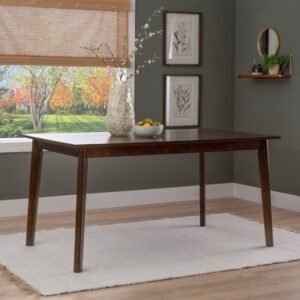 Linon Devin Dining Table, Brown