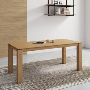 Manhattan Comfort Rockaway Dining Table, Natural