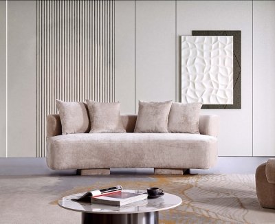 Manhattan Comfort Verandah Sofa, Beige