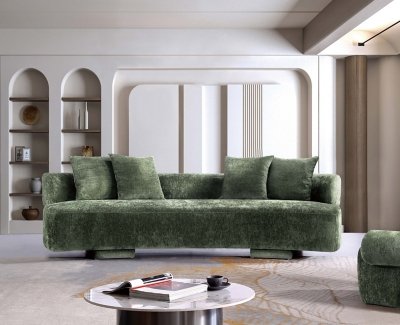Manhattan Comfort Verandah Sofa, Olive Green