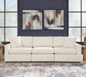 Modmax 3-Piece Modular Performance Fabric Sofa, Oyster