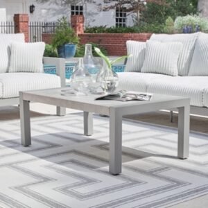Moonlight View Outdoor Coffee Table, Gray