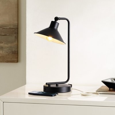 Safavieh Nadav Table Lamp With USB Port, Black