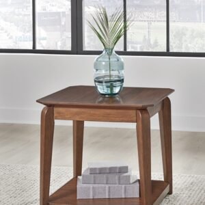 Trenmour End Table, Medium Brown