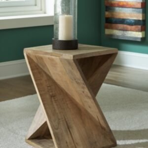 Zalemont Accent Table, Distressed Brown