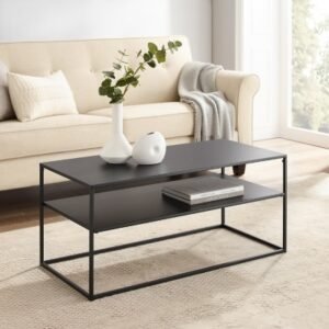 Braxton Coffee Table, Matte Black
