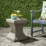 Curby Indoor/Outdoor Accent Table, Gray