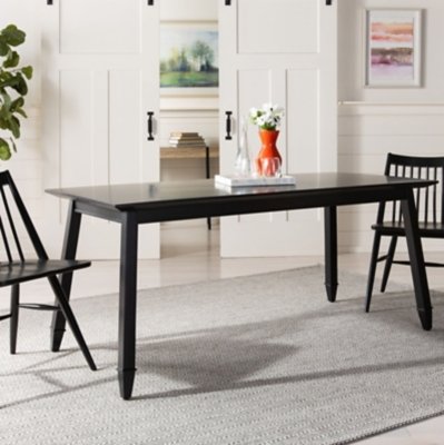 Safavieh Carrie Rectangular Dining Table, Black, Wood
