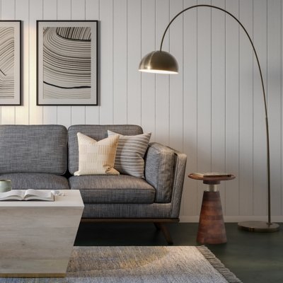 Simpli Home Kramer Side Table, Cognac