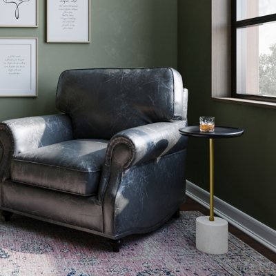 Simpli Home Turner Side Table, Black