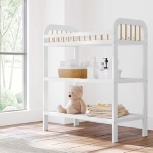 Storkcraft Pasadena Changing Table, White/Driftwood
