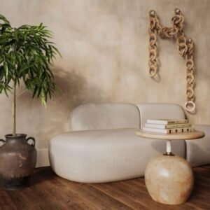 TOV Furniture Mire Side Table, Rose