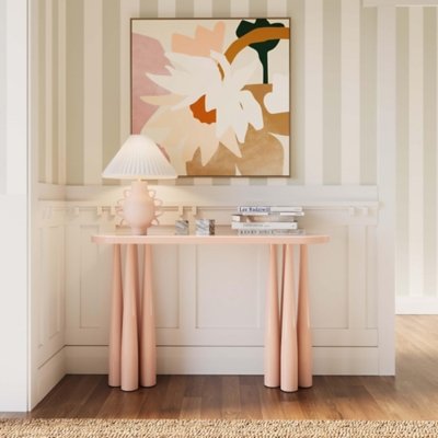 TOV Furniture Titan Console Table, Rose