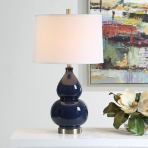 Exalted Living Illuminate Table Lamp, Blue