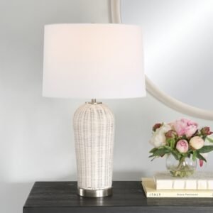 Exalted Living Table Lamp, White