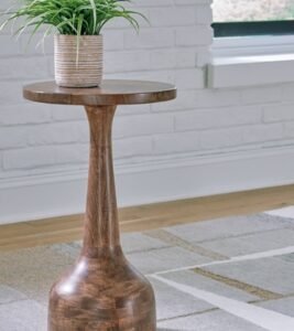 Joville Accent Table, Medium Brown