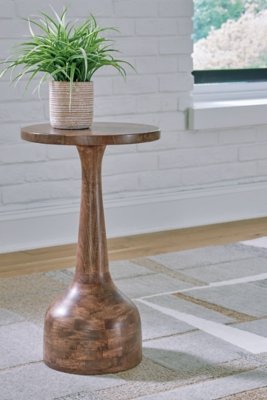 Joville Accent Table, Medium Brown