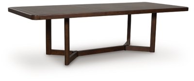 Kendamor Dining Extension Table, Dark Brown, Wood