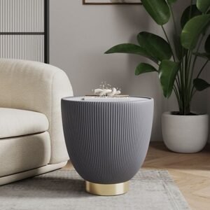 Manhattan Comfort Anderson Accent End Table, Gray