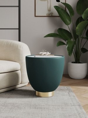 Manhattan Comfort Anderson Accent End Table, Green