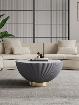Manhattan Comfort Anderson Coffee Table, Gray