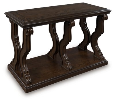 Maylee Sofa Table, Dark Brown
