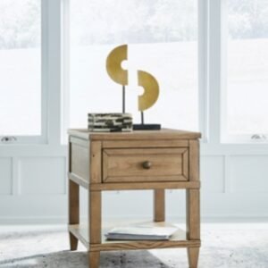 Sharlance End Table, Light Brown