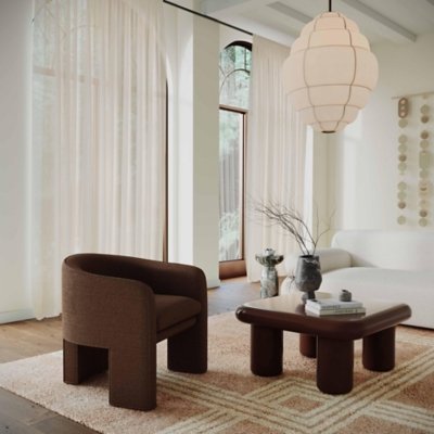 TOV Furniture Memphis Coffee Table, Brown