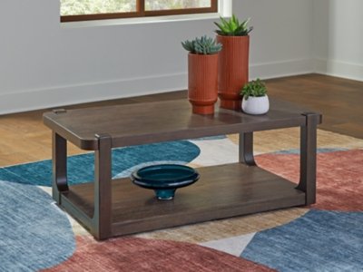 Breckington Coffee Table, Dark Brown