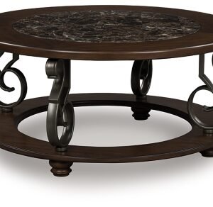 Frallyn Coffee Table, Dark Brown