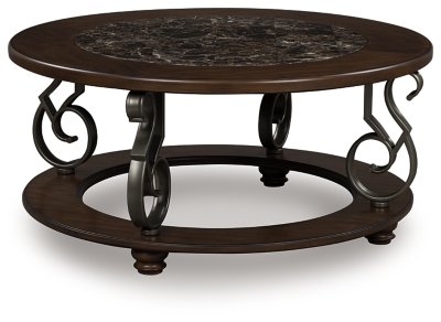 Frallyn Coffee Table, Dark Brown