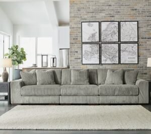Lindyn 3-Piece Modular Sofa, Fog