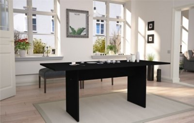 Manhattan Comfort Nomad Dining Table, Black