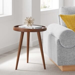 Modway Chiro Side Table, Walnut