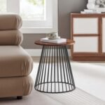 Modway Valeo Side Table, Walnut