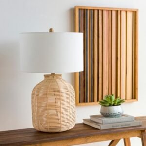 Surya Galatas Black Table Lamp