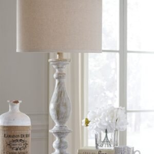 Bernadate Table Lamp (Set of 2), Whitewash