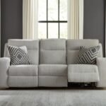Jasperson Next-Gen Nuvella™ Performance Fabric Dual Power Reclining Sofa, Stone