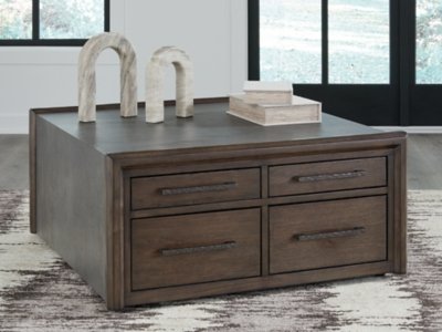 Kallenny Coffee Table, Brown/Gray