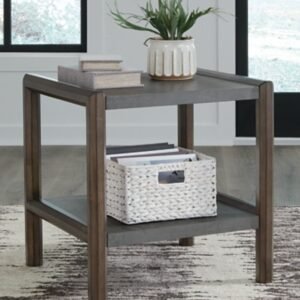 Kallenny End Table, Brown/Gray