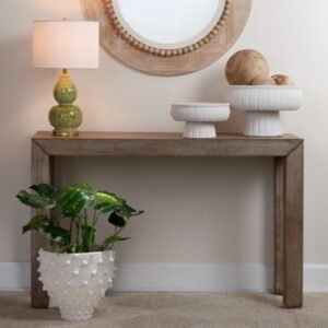 Relaxed Elegance Lucas Console Table, Brown