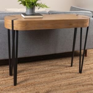 Storied Home Astoria Console Table, Natural