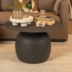 Storied Home Chic Coffee Table, Black