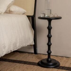 Storied Home Ergo Side Table, Black